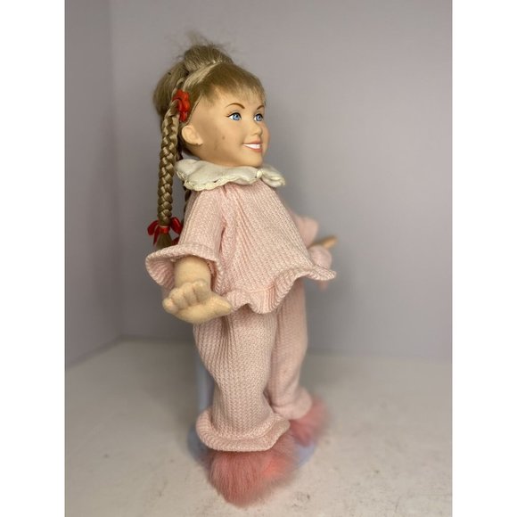 Universal Studios Dr. Seuss Cat in the Hat 13” Girl Doll 2009 With Stand No Box - Picture 6 of 12